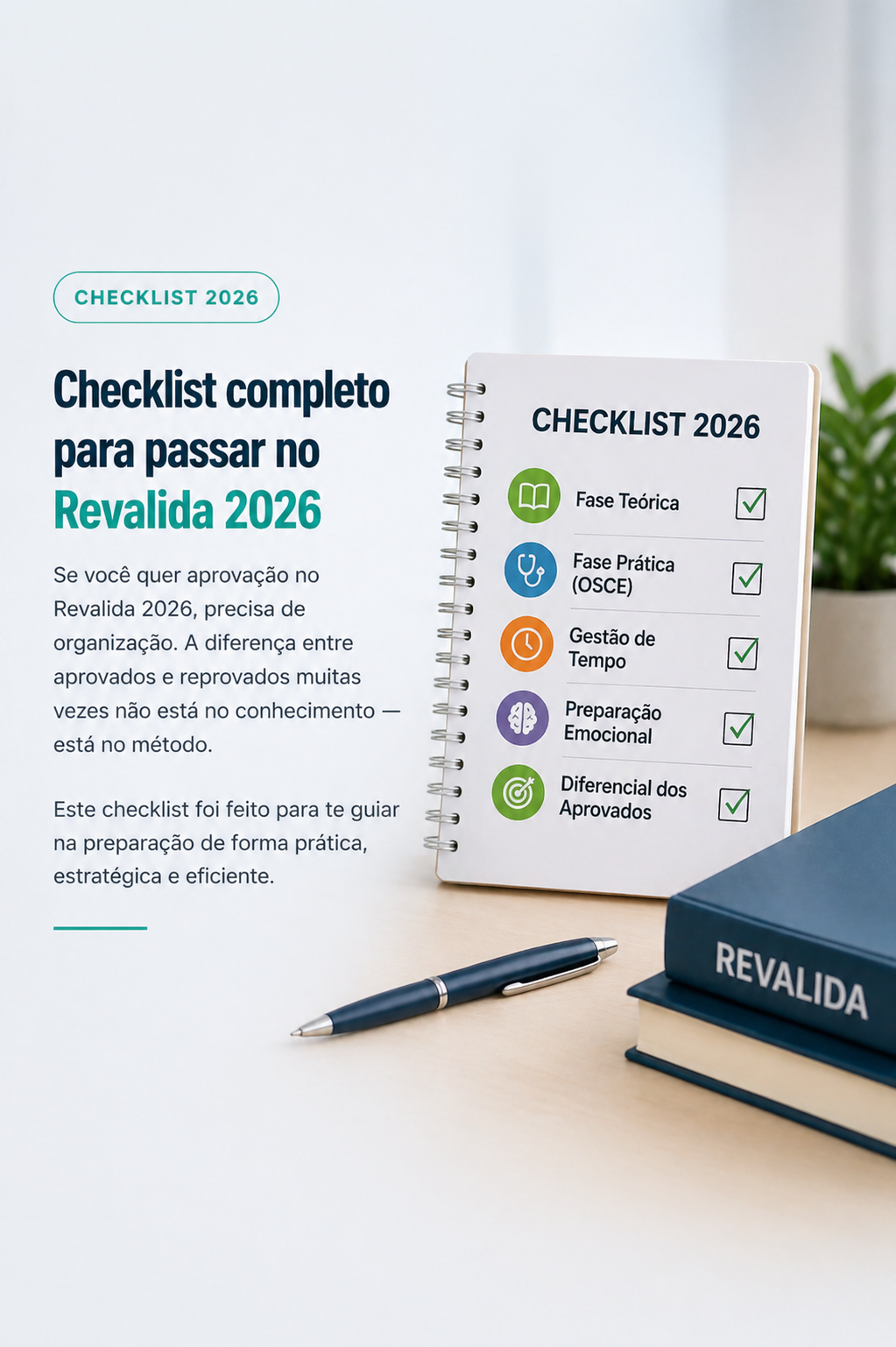 Checklist para aprovação no Revalida
